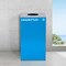 Alpine Industries 87 Gal. 3-Stream Steel Blue Cans & Bottles, Green Compost, and Black Commercial Trash Can Station ALP4450-BLK-KIT34 - alternate 9